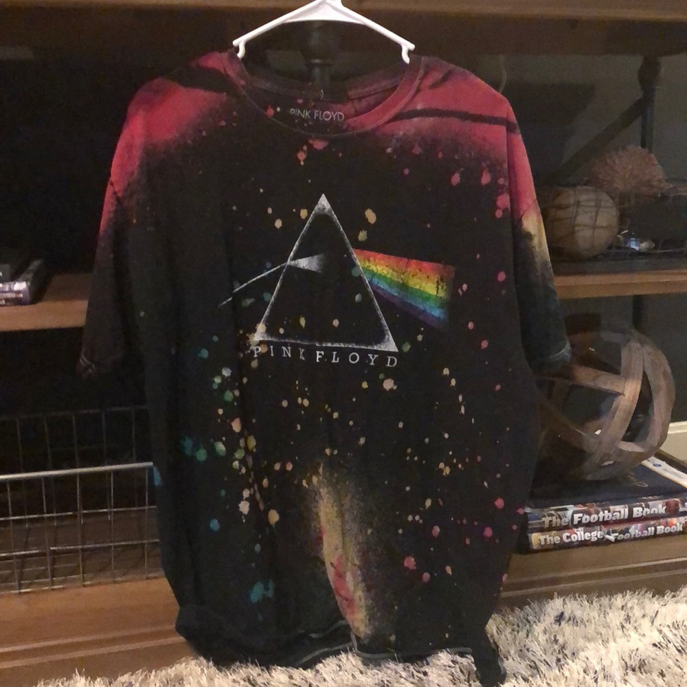 Pink Floyd Reverse Tie Dye Shirt